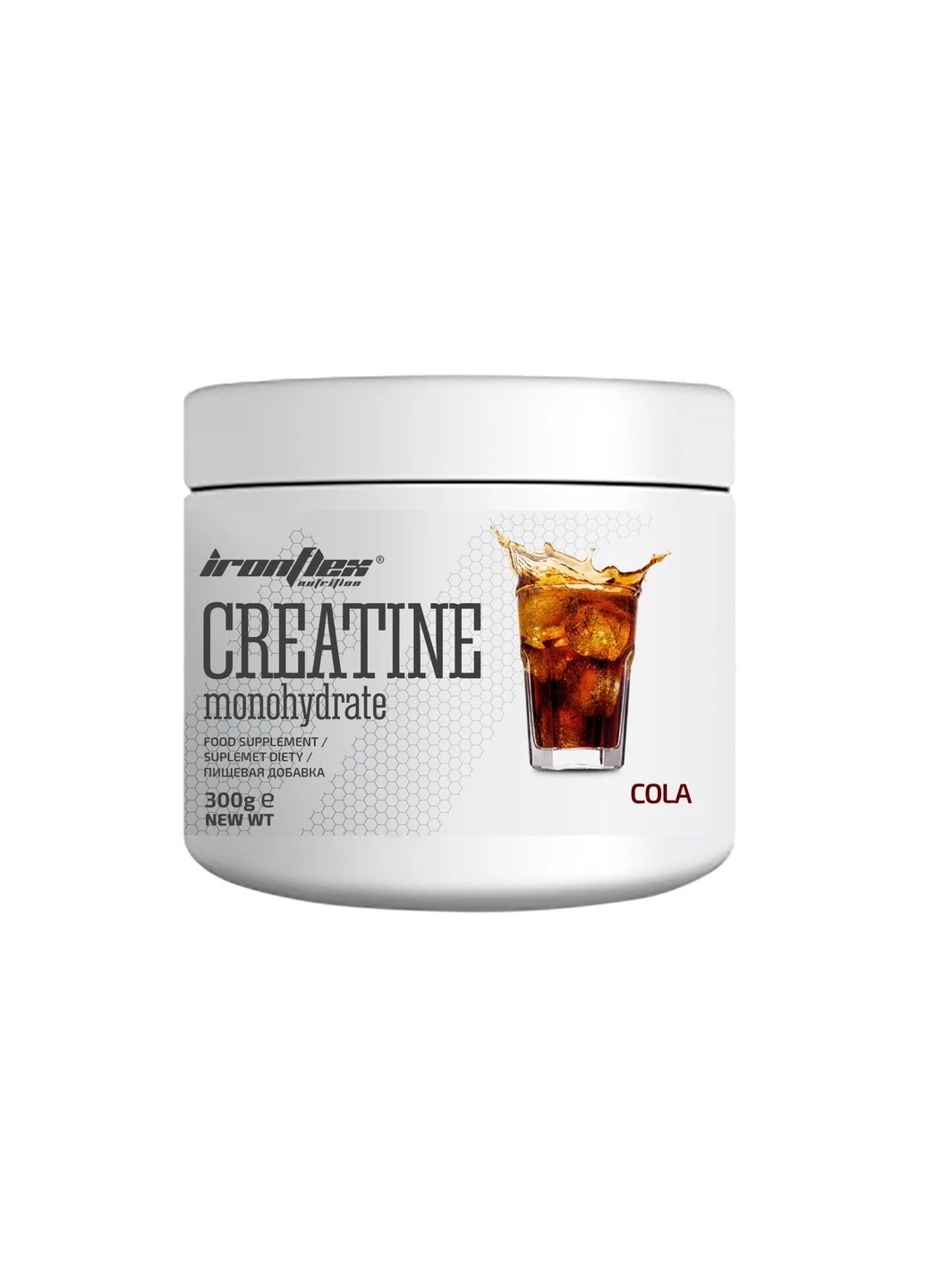 Креатин моногідрат Creatine monohydrate 300 грам Ківі-кактус Iron Flex (255279619)