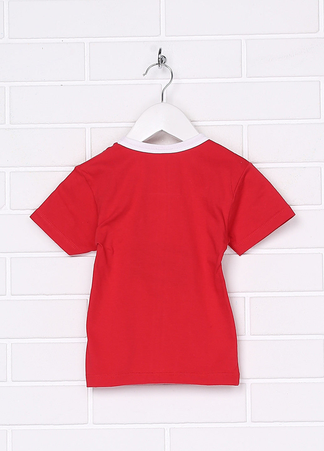 Красная летняя футболка с коротким рукавом Bimba