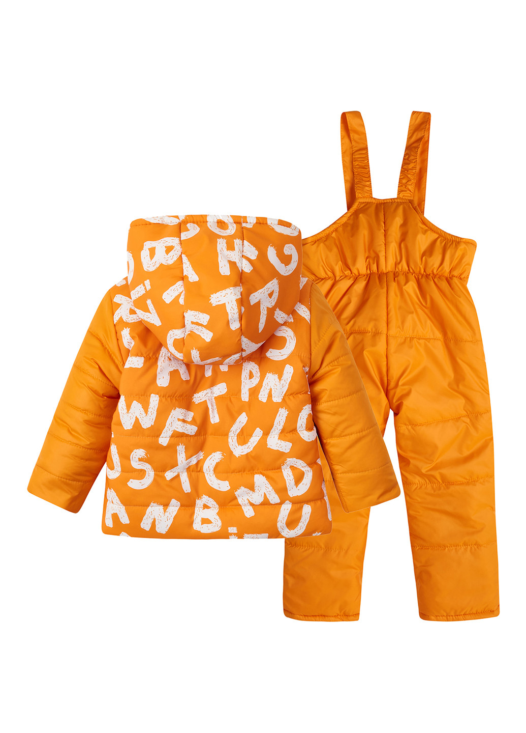Оранжевый зимний комплект(куртка, полукомбинезон) Одягайко