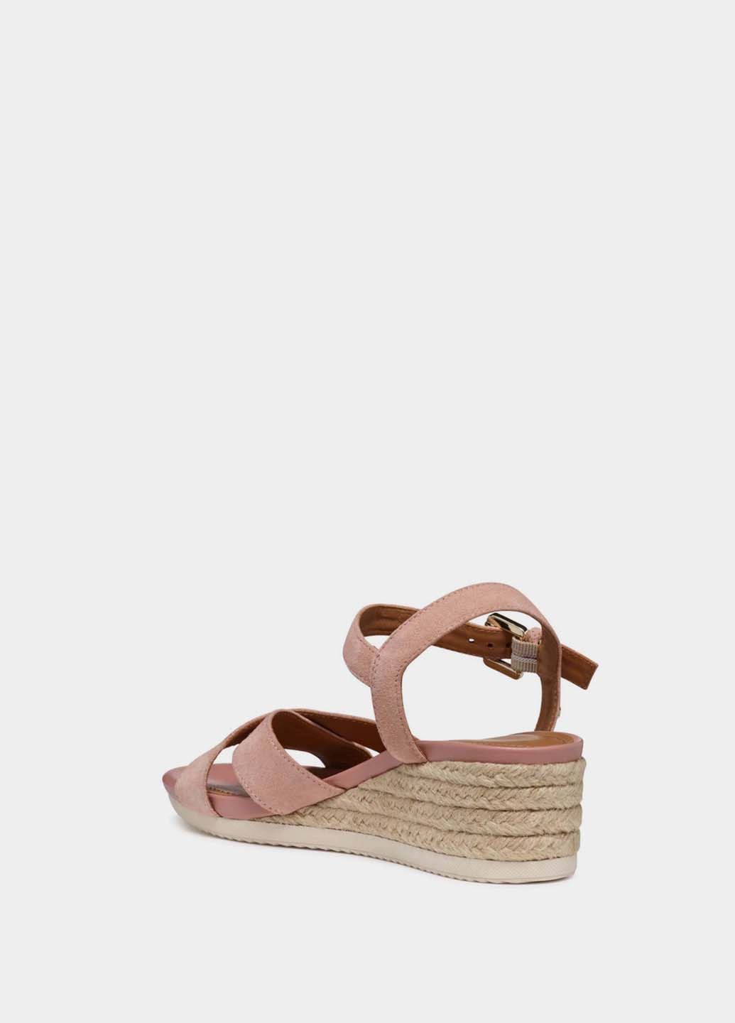 Розовые босоножки Geox с ремешком