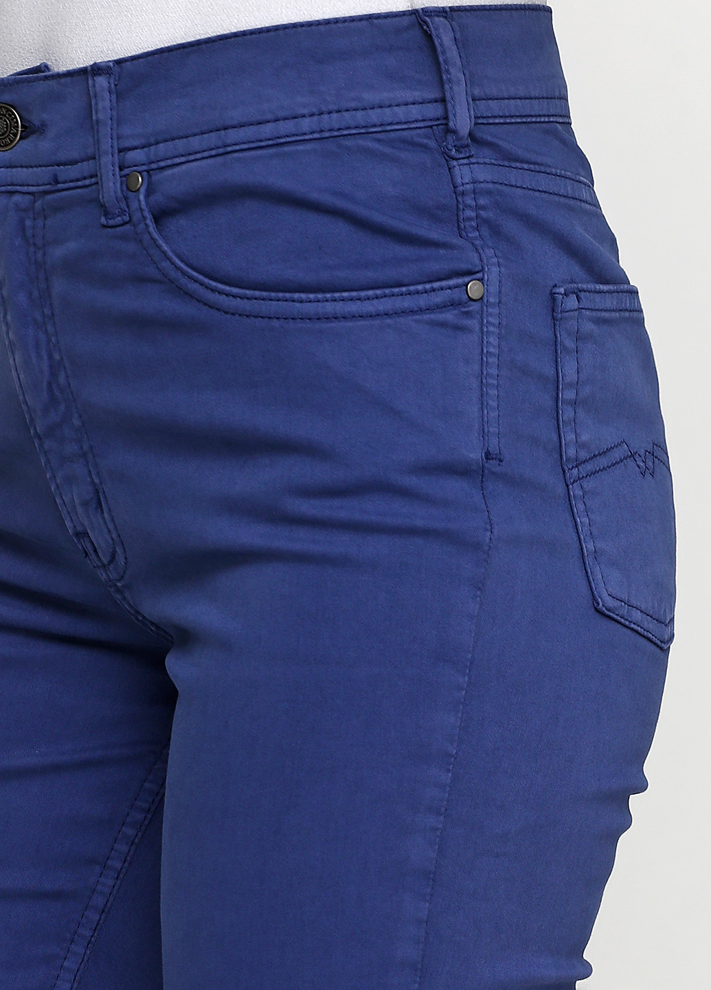 Синие кэжуал демисезонные зауженные брюки Cimarron