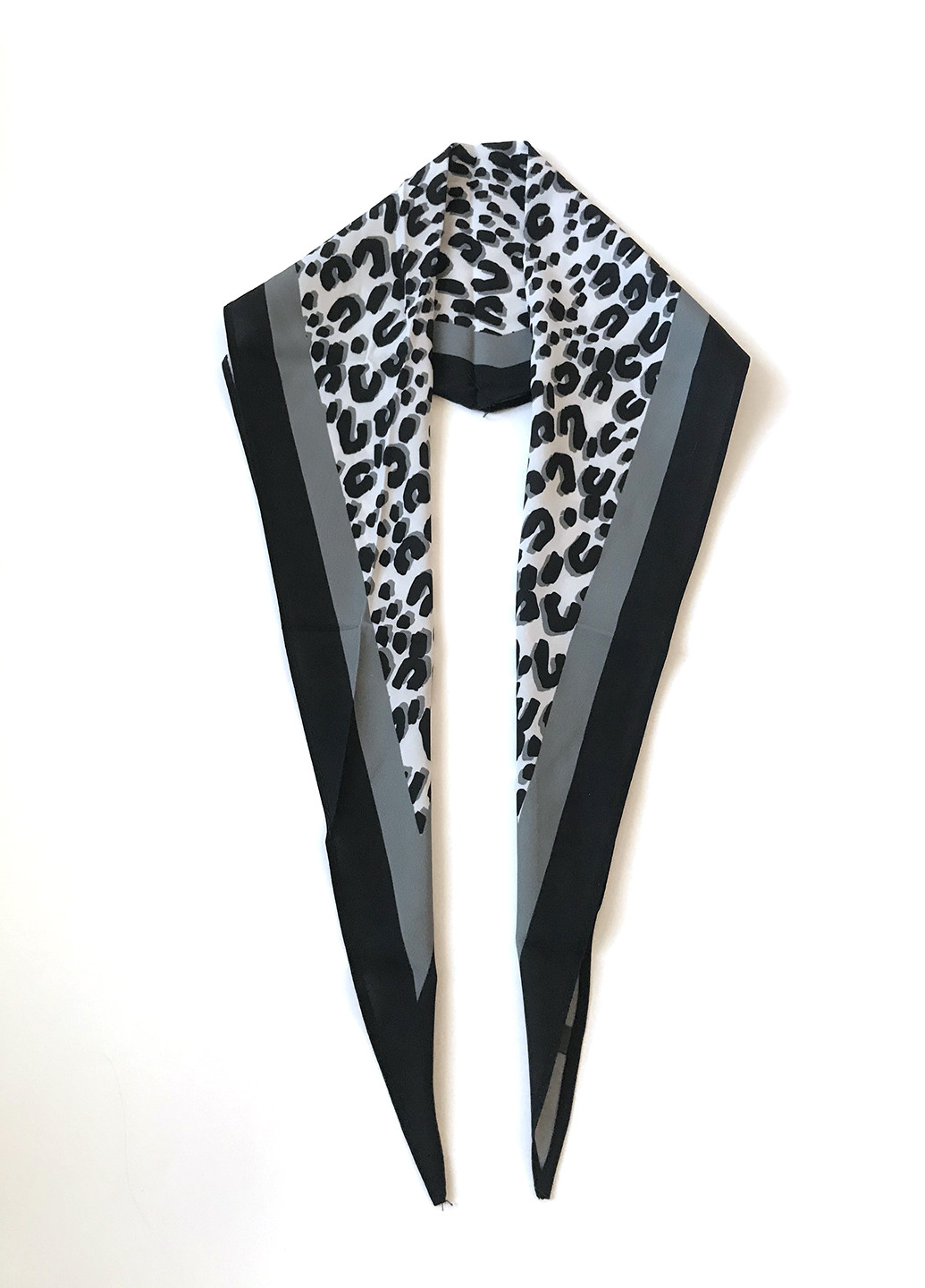 Элегатный леопардовый платок на шею, 116*32см Mulberry (220046493)