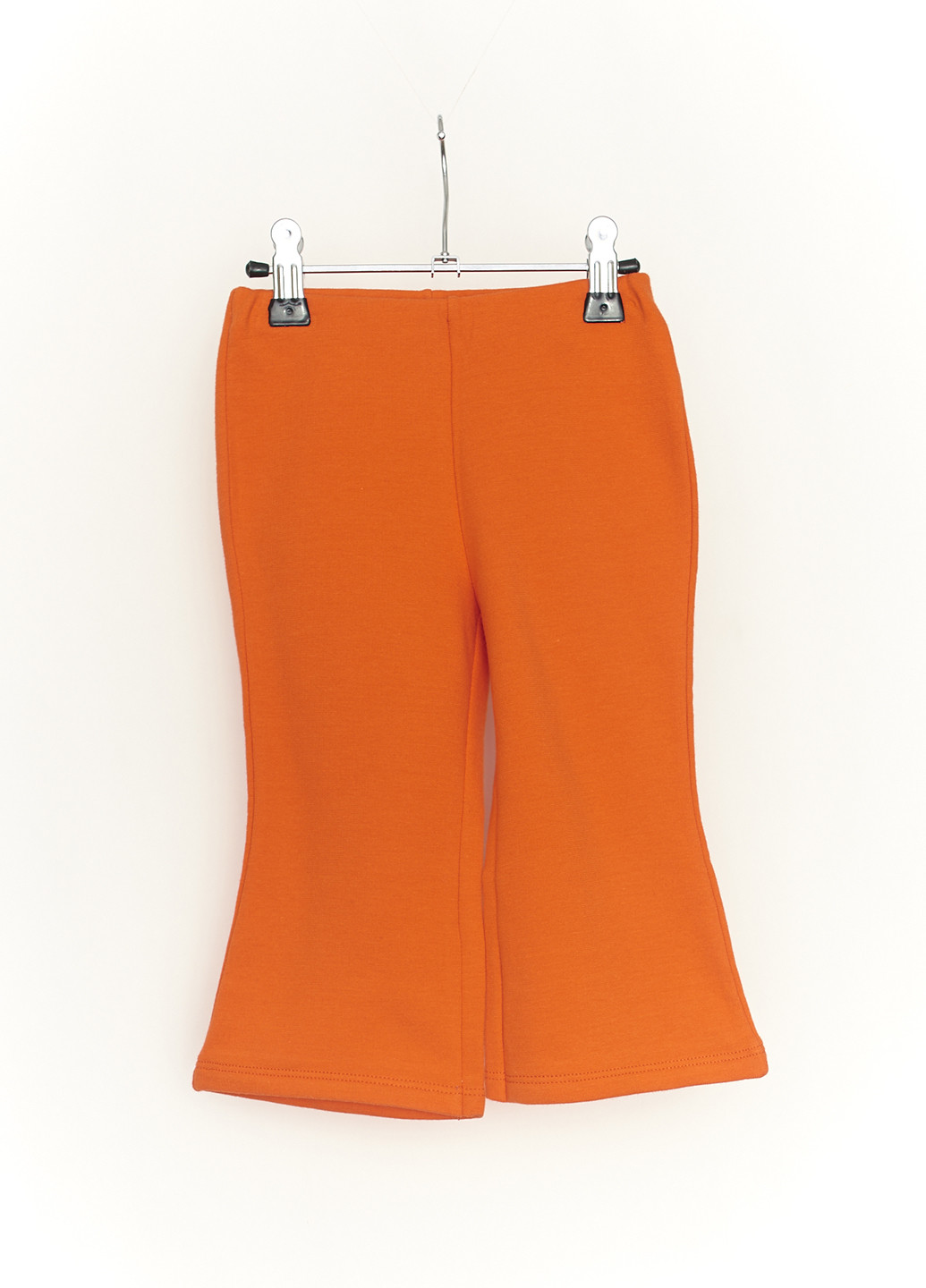 Оранжевые кэжуал демисезонные клеш брюки United Colors of Benetton