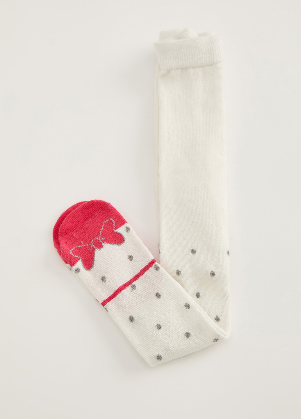 Шкарпетки DeFacto горошок айворі повсякденні