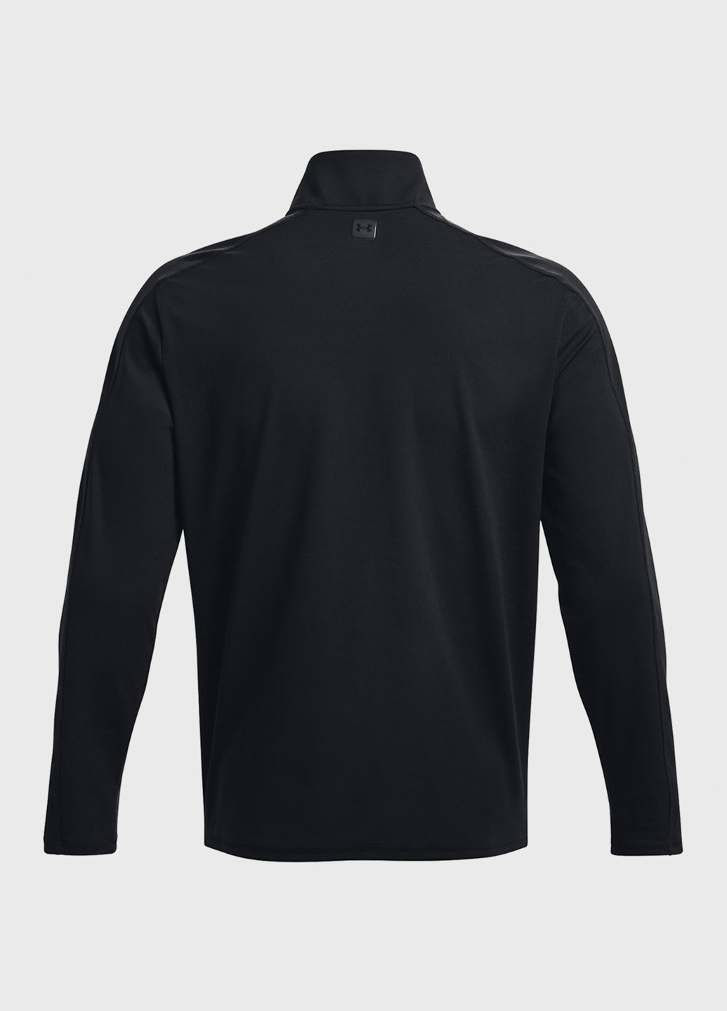 Черный демисезонный спортивный лонгслив Under Armour однотонный