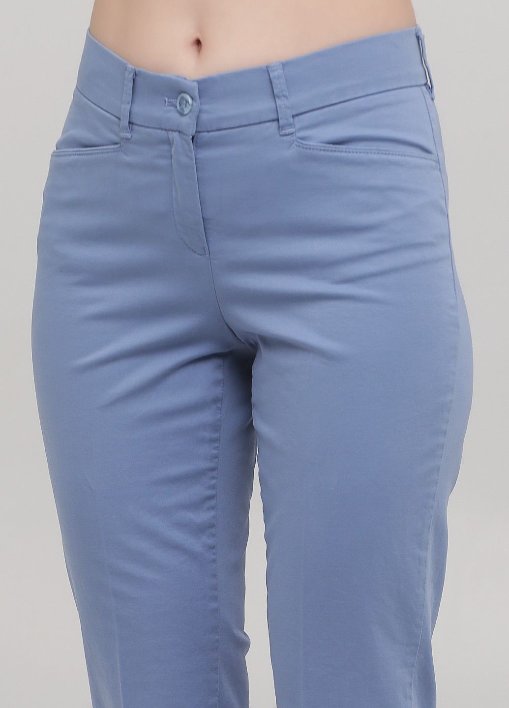 Голубые кэжуал демисезонные зауженные брюки Lagrand