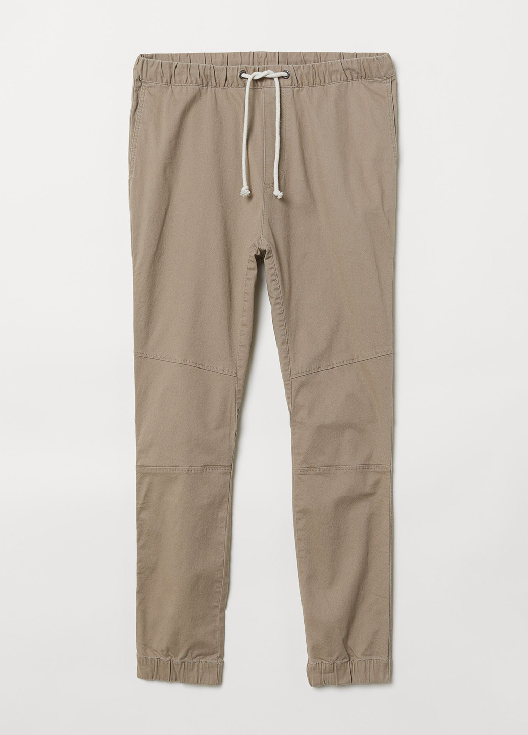 Бежевые кэжуал демисезонные джоггеры брюки H&M