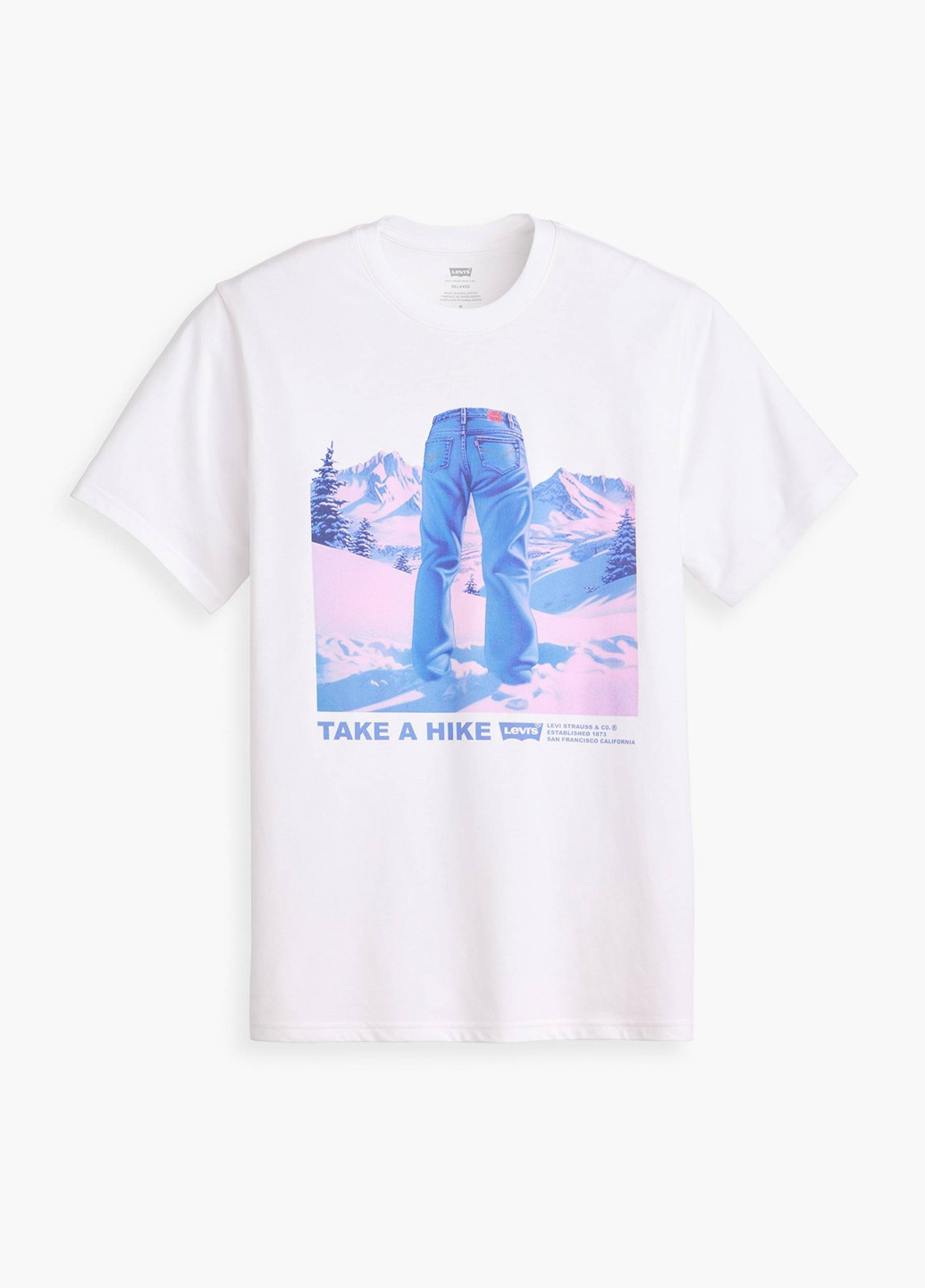 Белая футболка Levi's