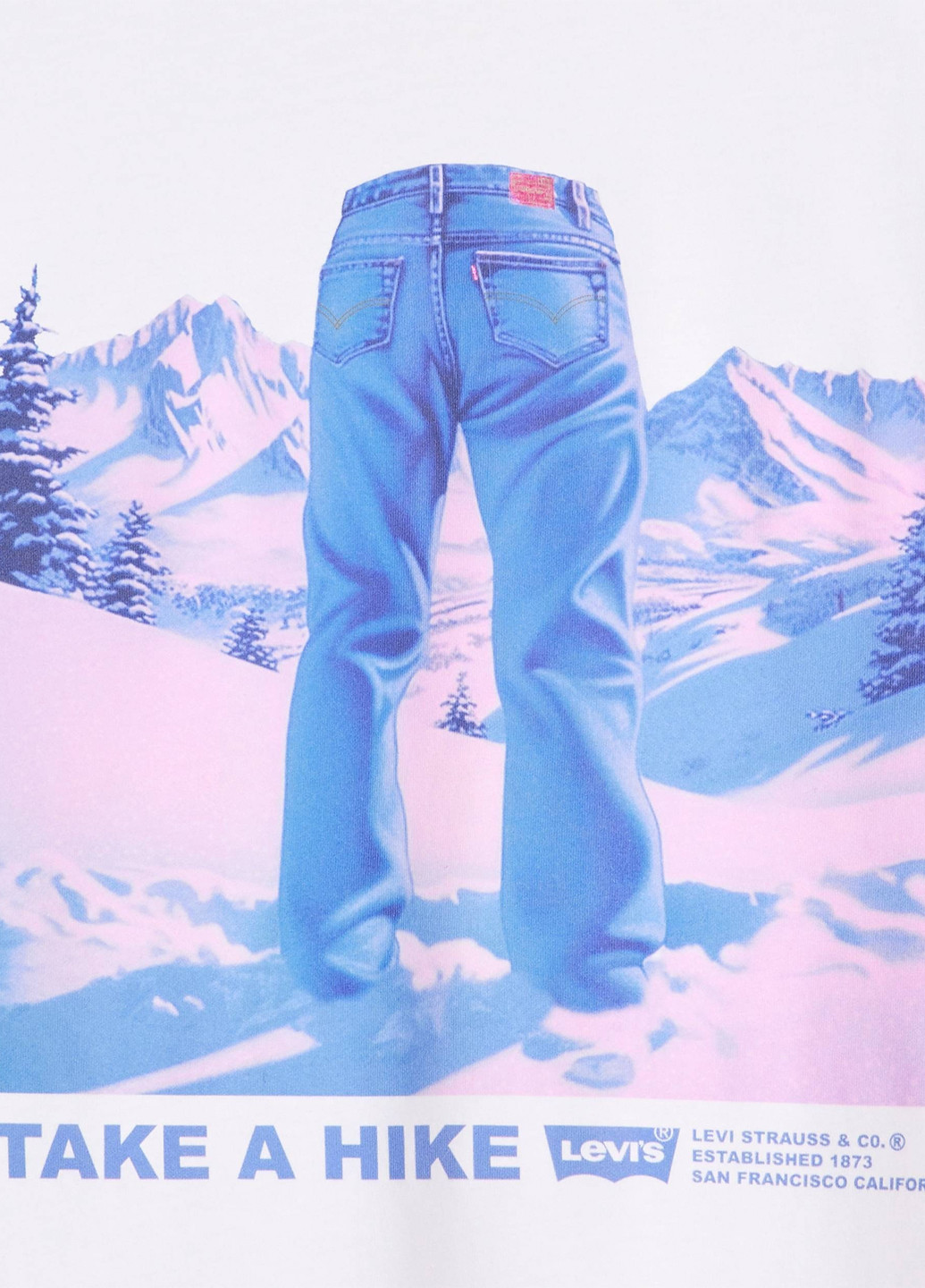 Белая футболка Levi's