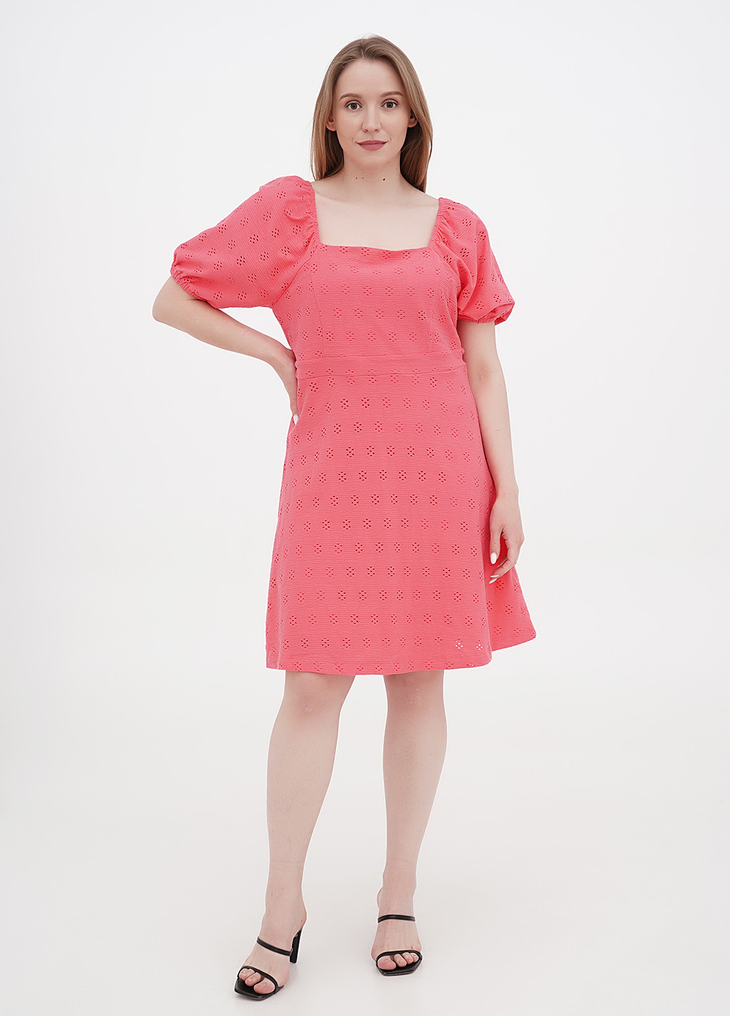 Рожева кежуал сукня кльош Orsay однотонна