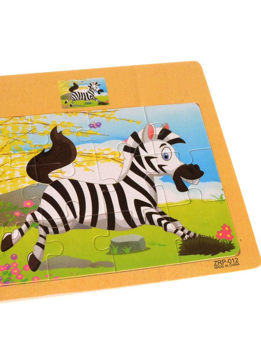 IW12 Дерев’яний пазл «Зебра» NaNa (253926183)