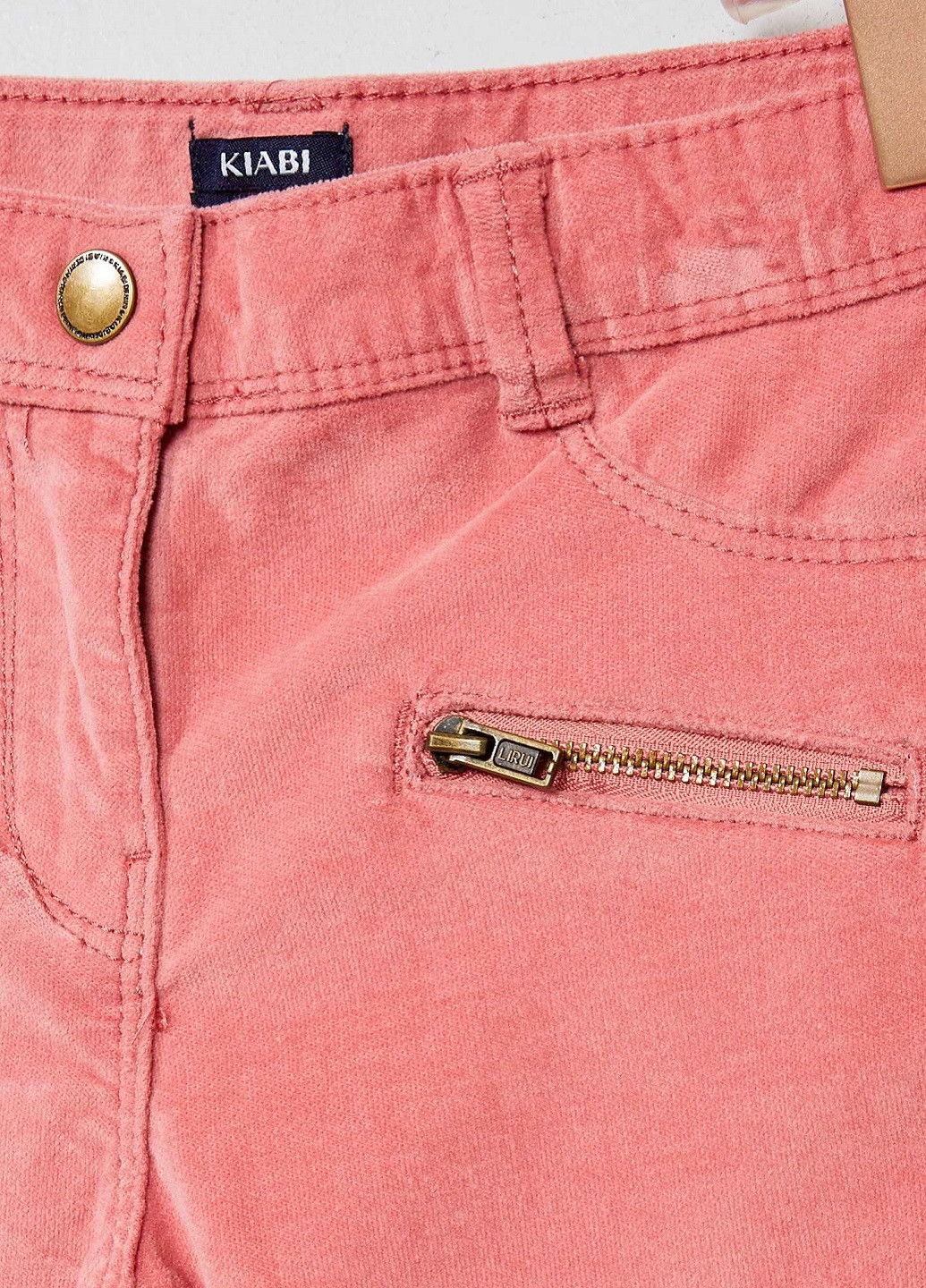 Розовые кэжуал демисезонные зауженные брюки Kiabi