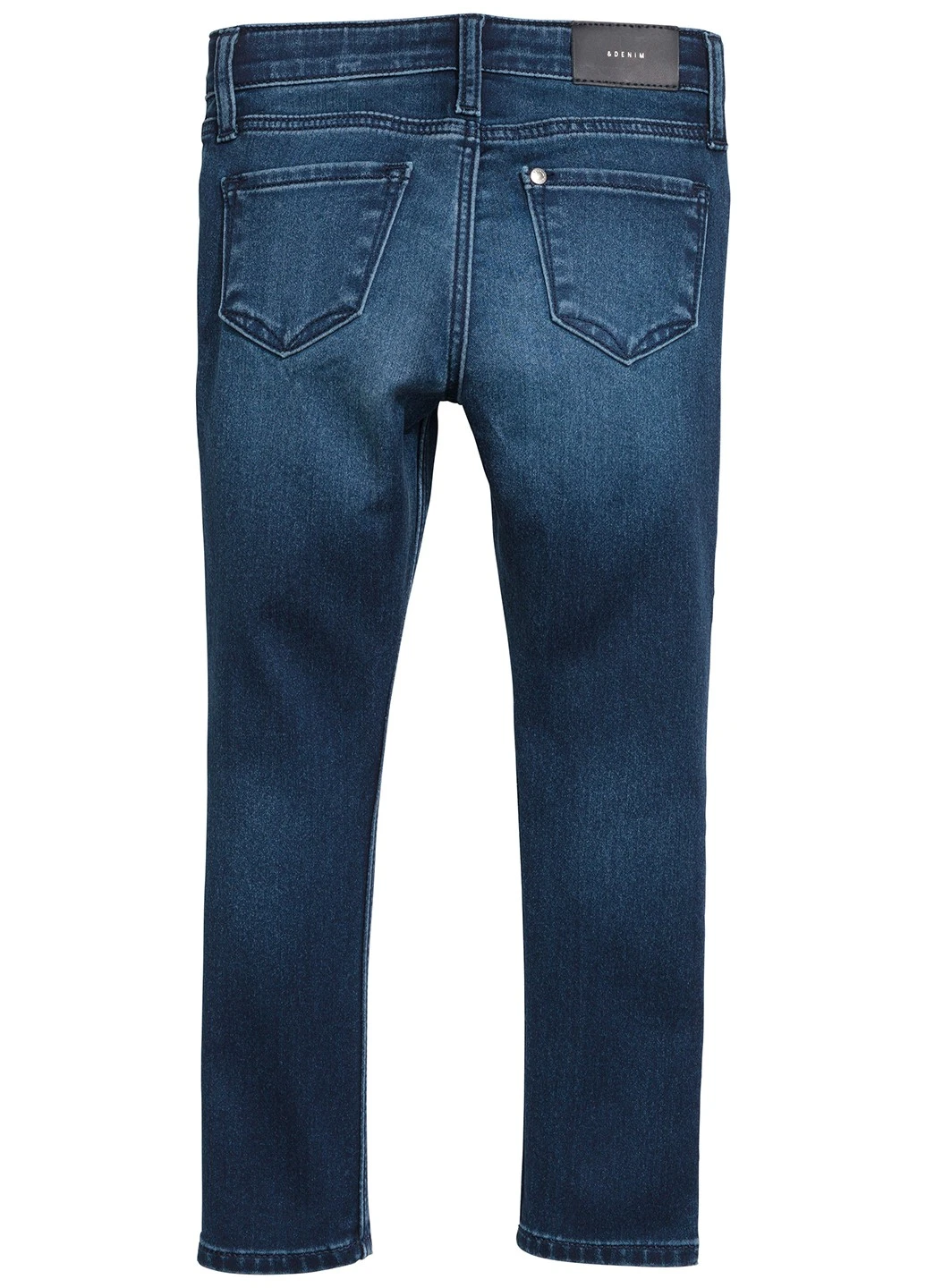 Синие демисезонные зауженные джинсы H&M