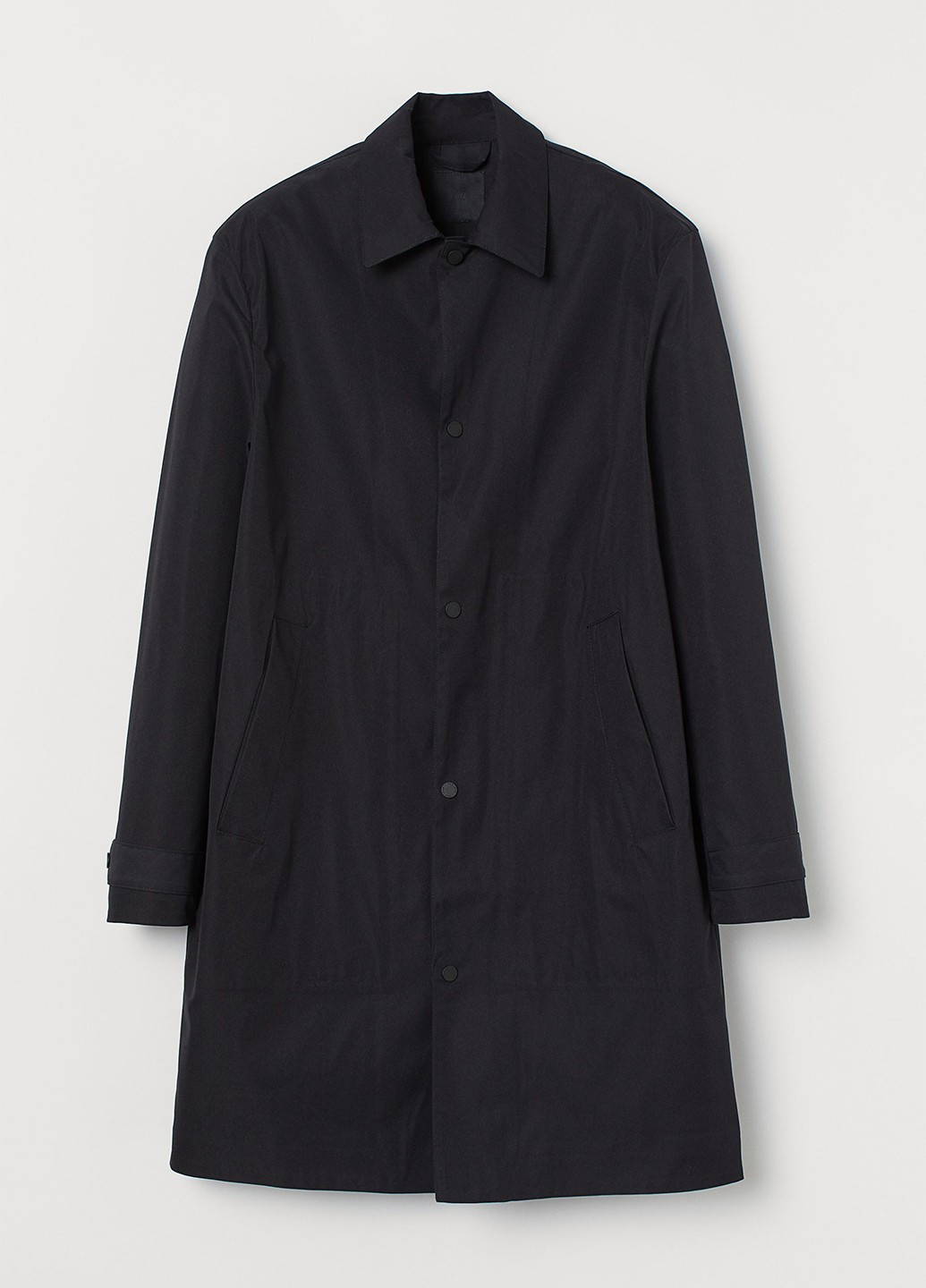 Чорне демісезонне Пальто однобортне H&M