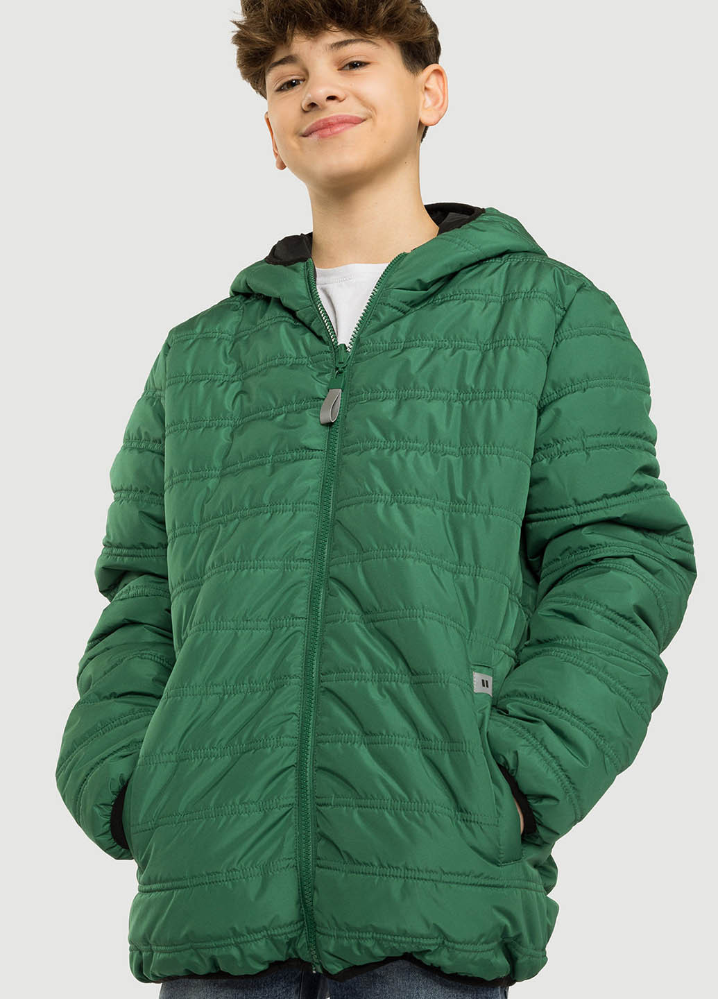 Зелена демісезонна куртка Reporter Young