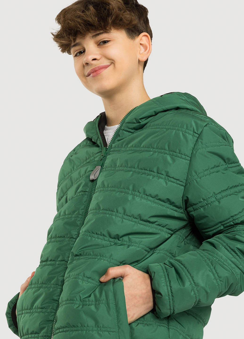 Зелена демісезонна куртка Reporter Young