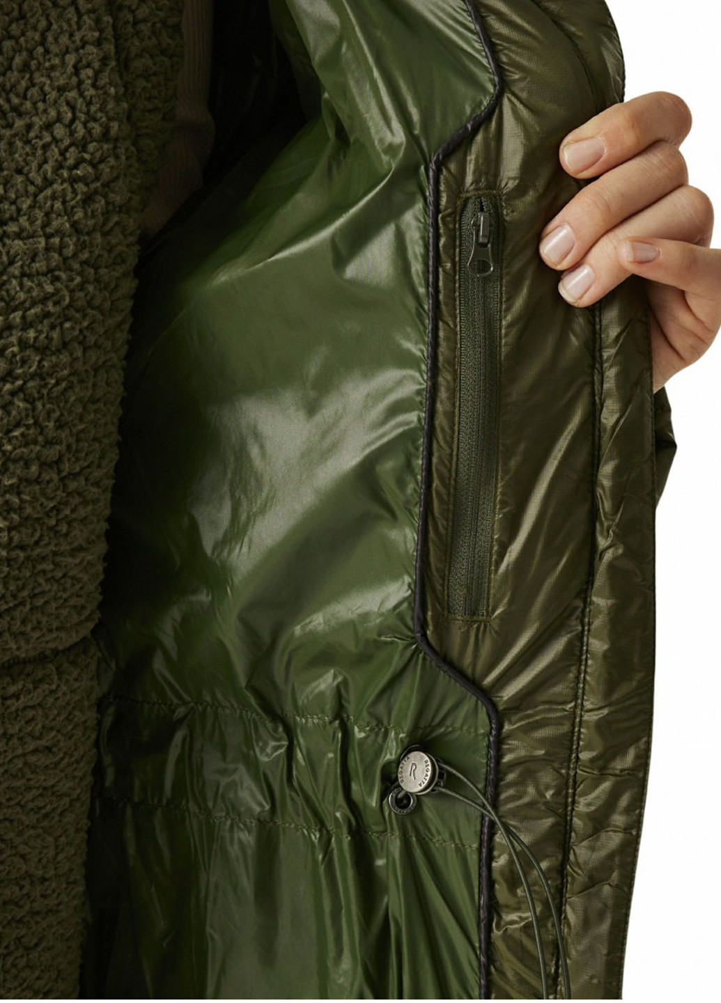 Оливковая (хаки) зимняя куртка куртка-пальто Regatta Cambrie II