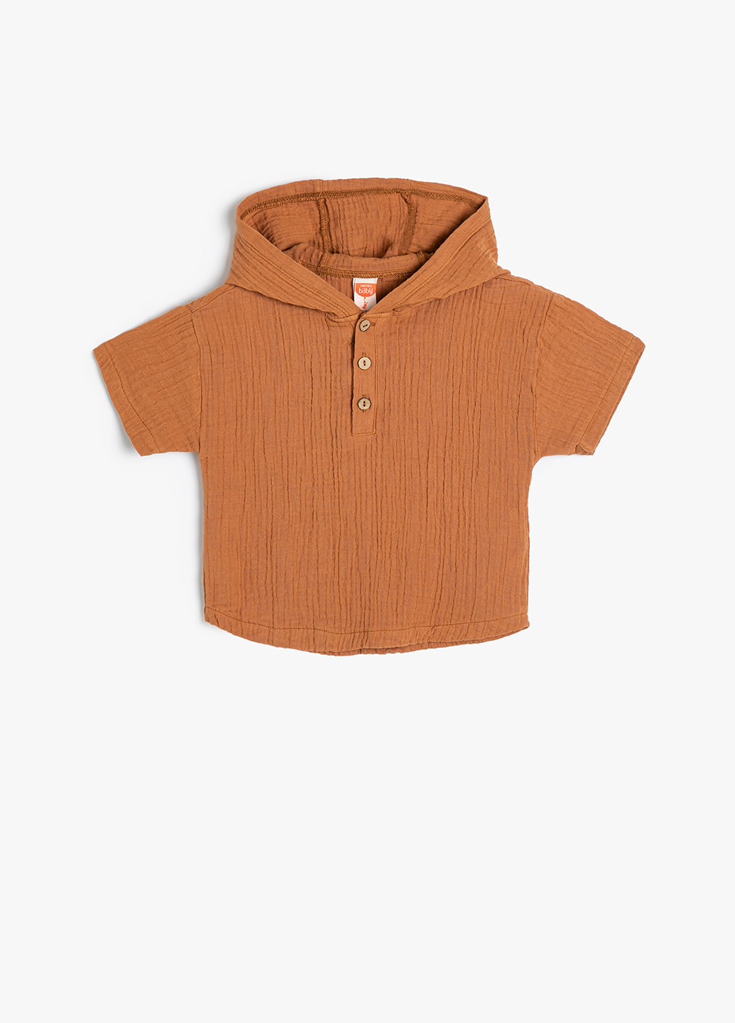 Світло-коричнева літня футболка KOTON