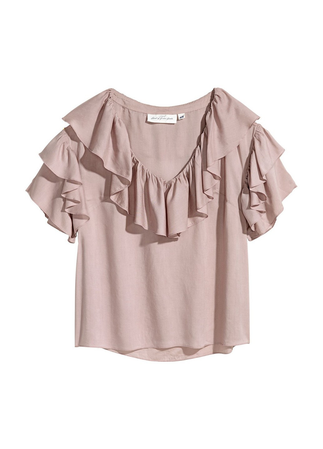 Светло-фиолетовая летняя блуза H&M