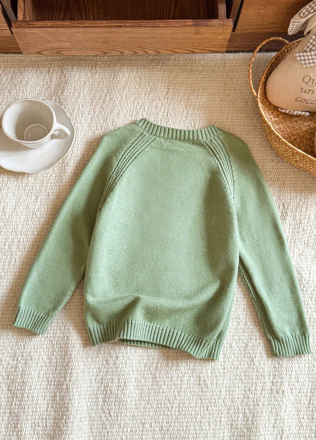 Мятный демисезонный пуловер пуловер SHEIN