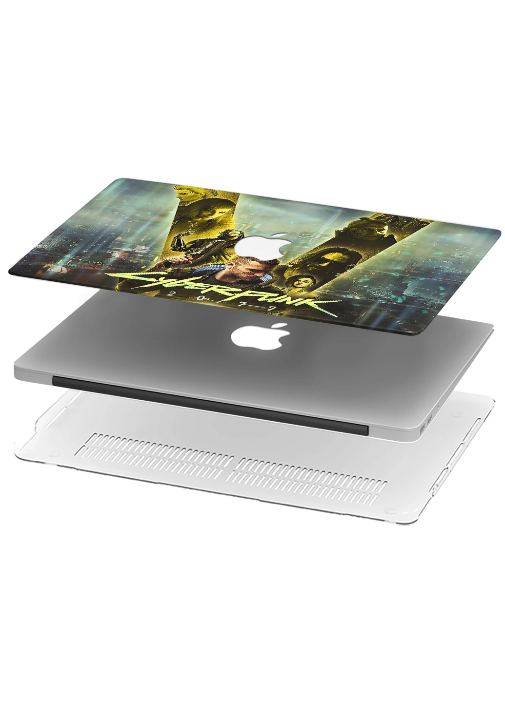 Чохол пластиковий для Apple MacBook Air 13 A1932 / A2179 / A2337 Кіберпанк 2077 (Кіберпанк 2077) (9656-2483) MobiPrint (218857638)