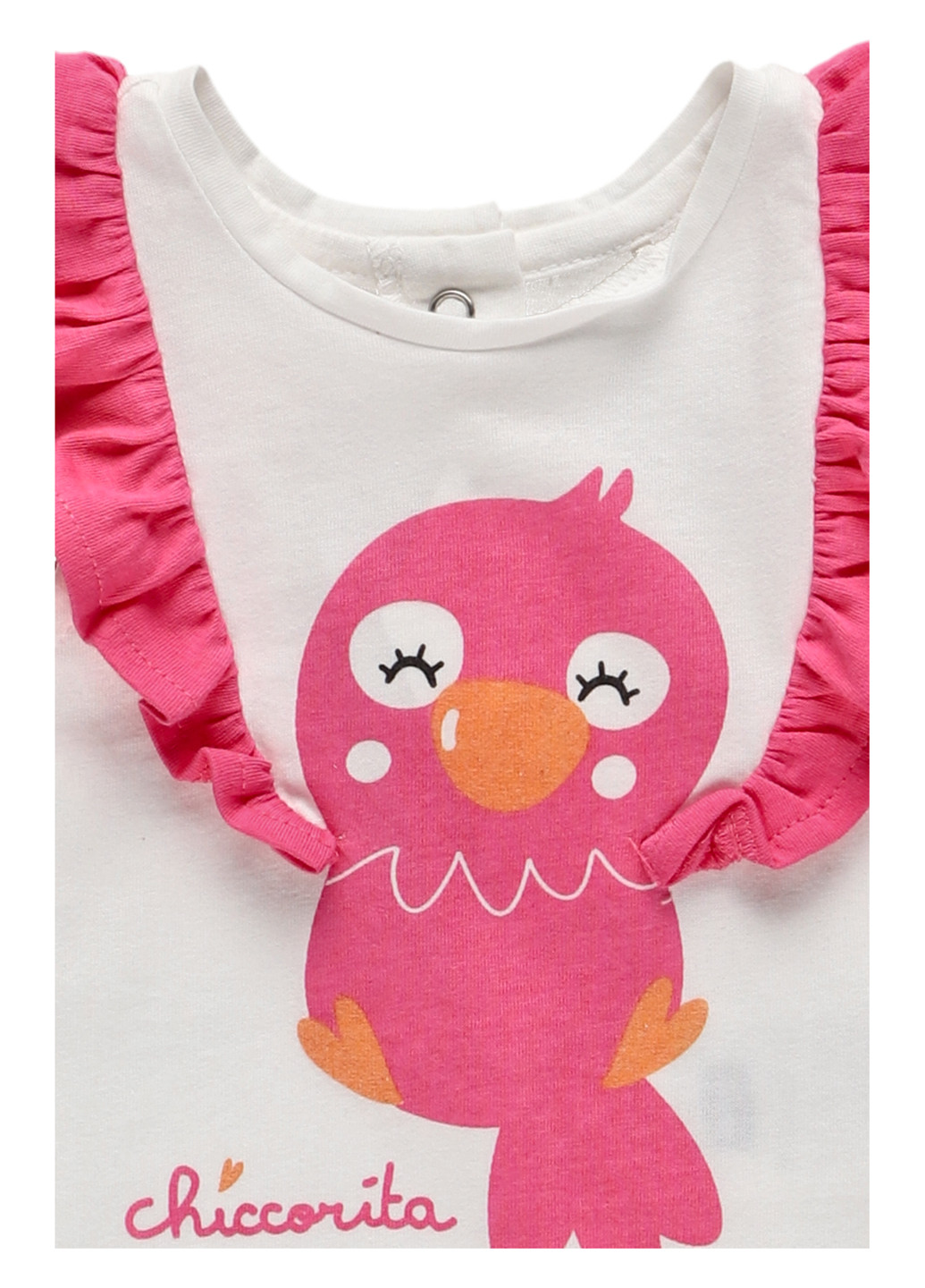 Белая летняя футболка Chicco