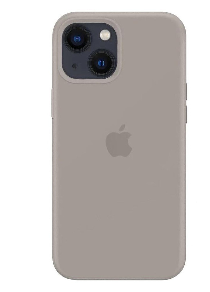 Силіконовий Чохол Накладка Silicone Case для iPhone 13 Pebble No Brand (254091467)