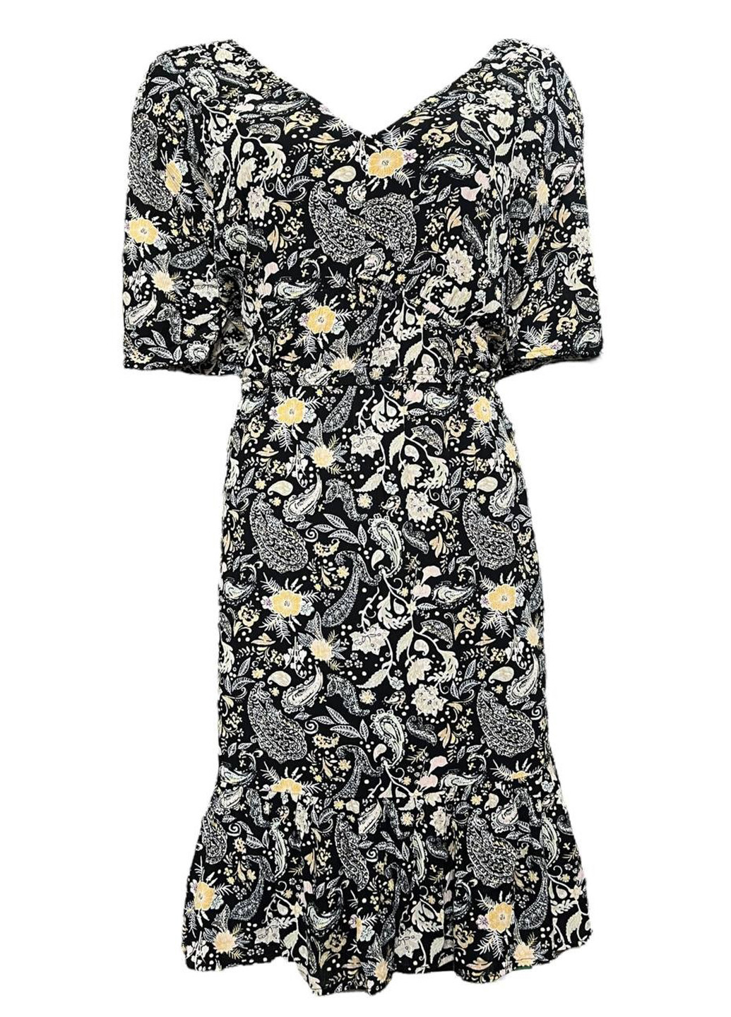 Чорна кежуал сукня American Fashion турецькі огірки