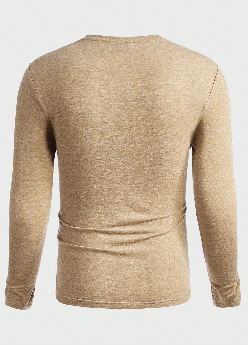 Лонгслів (3 шт.) SHEIN меланж комбінований кежуали поліестер