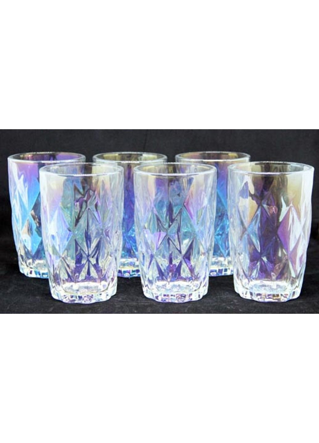 Набор стаканов низких Радужный изумруд 01-053 340 мл 6 шт Olens (253612293)