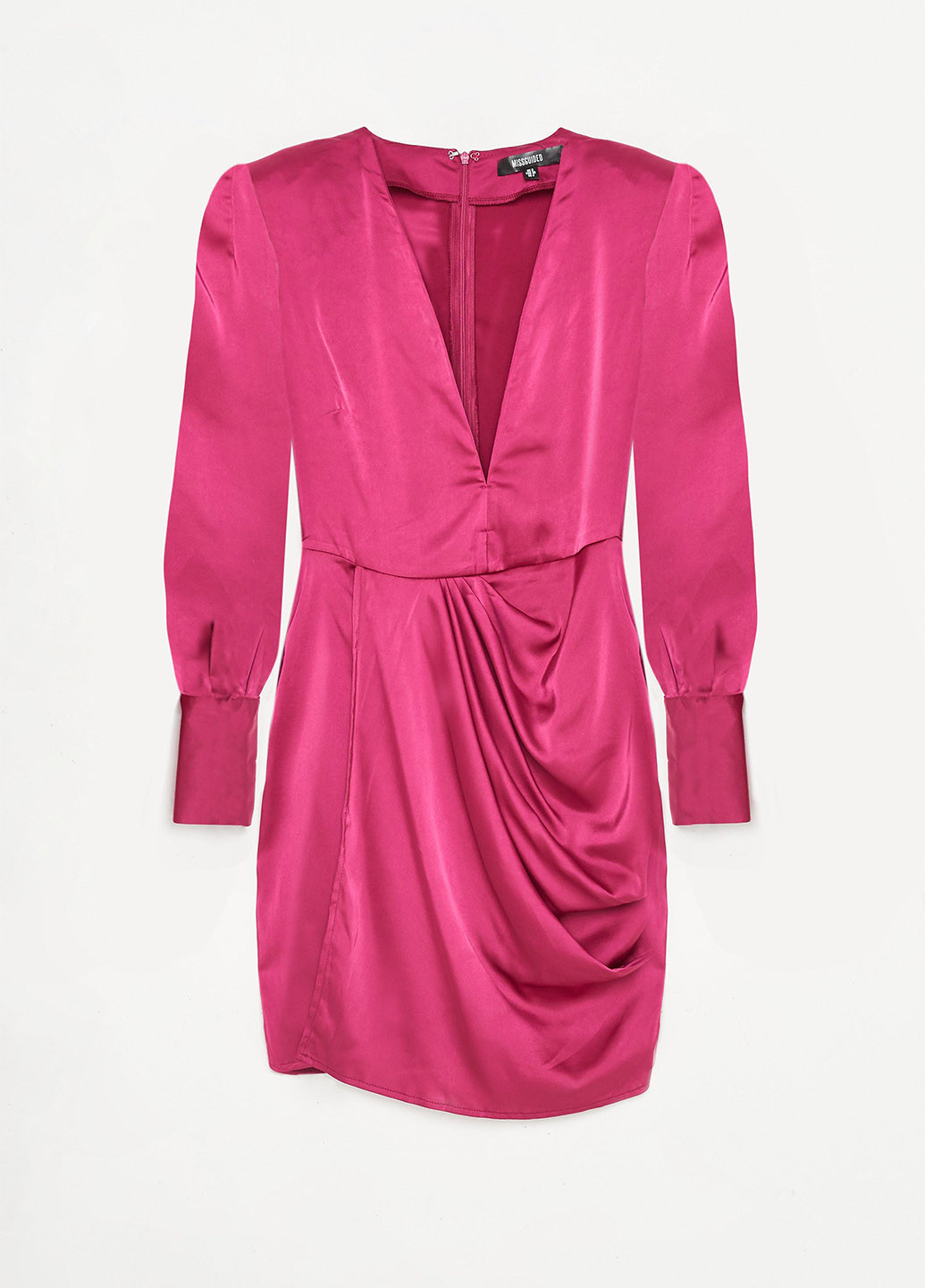 Розовое кэжуал платье футляр Missguided однотонное