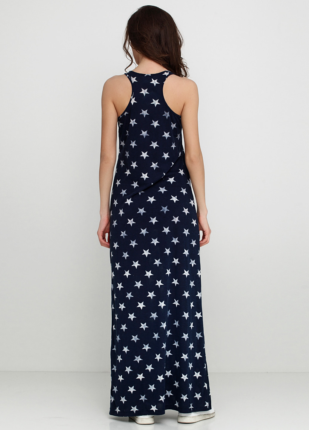 Синее кэжуал платье Ralph Lauren с геометрическим узором