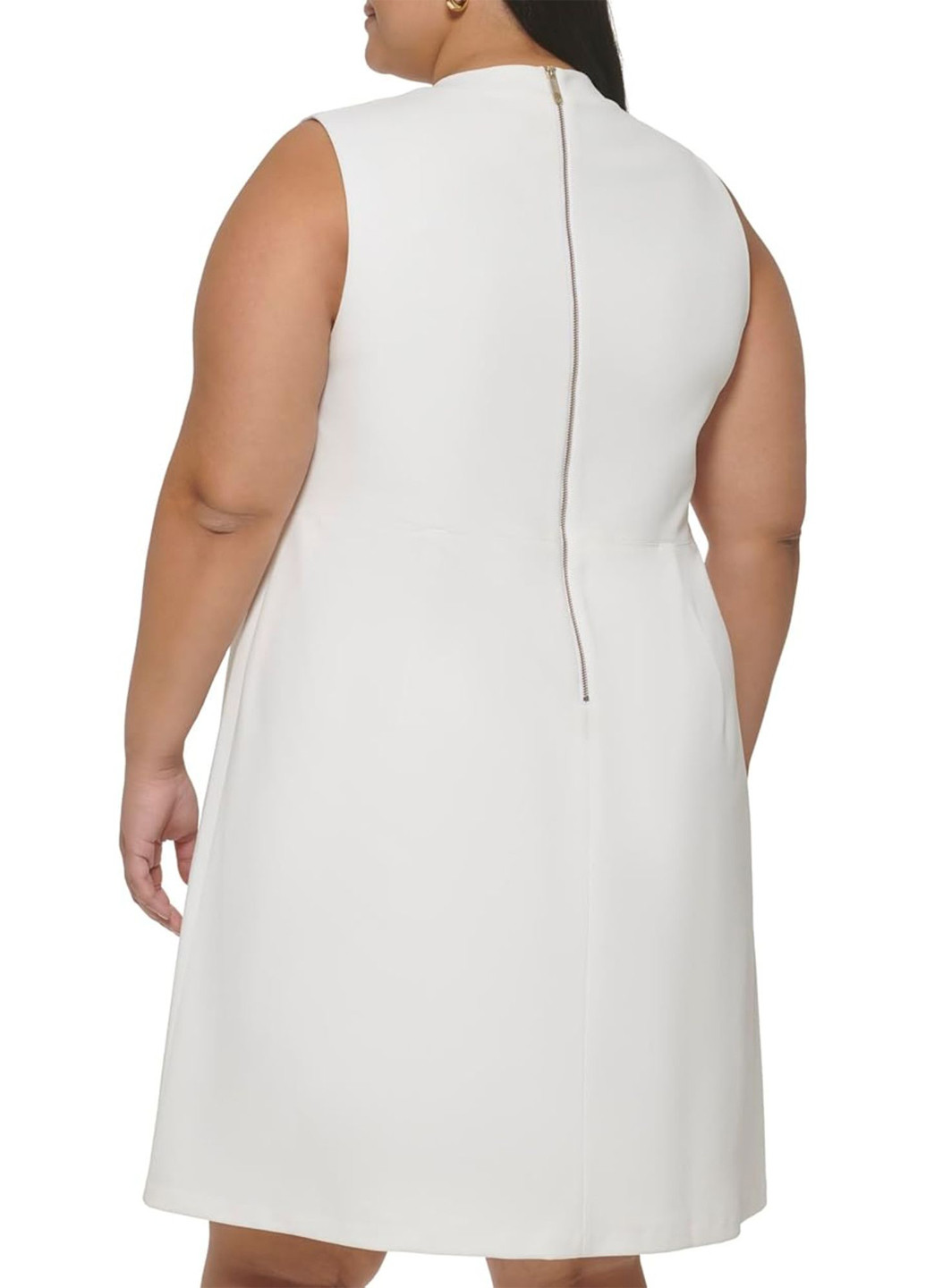 Молочна коктейльна сукня а-силует Tommy Hilfiger однотонна