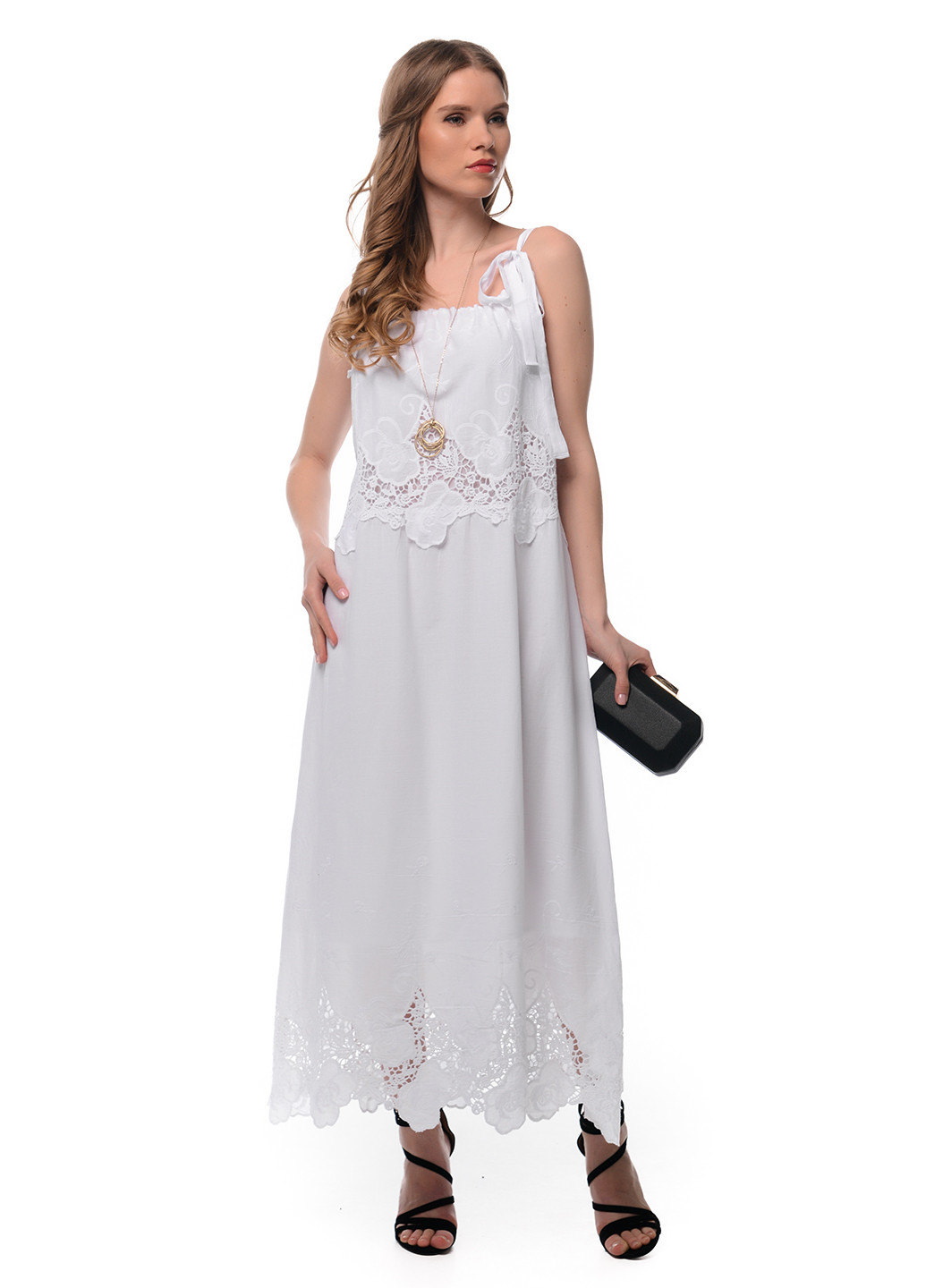Білий кежуал сукня а-силует Arefeva однотонна