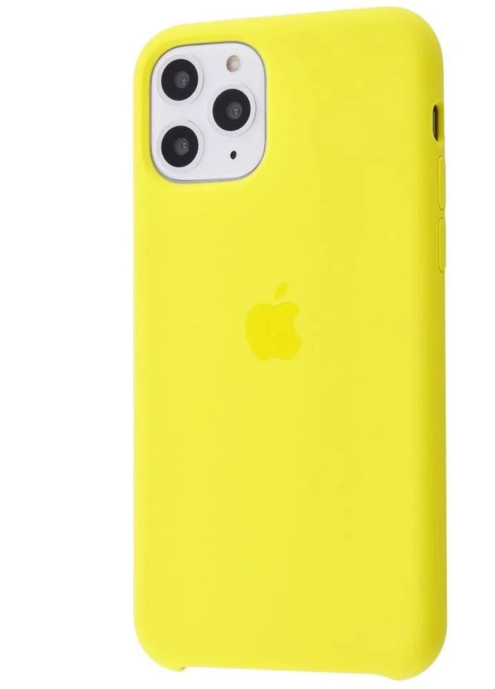 Силиконовый Чехол Накладка Silicone Case для iPhone 11 Pro Max Canary Yellow No Brand (254091721)