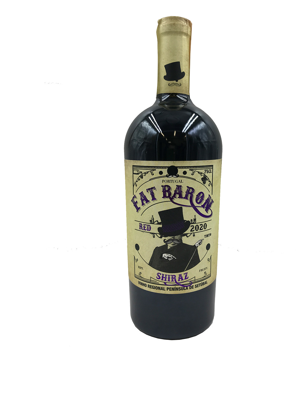 Вино Fat Baron Syrah, напівсухе червоне 0,75 л Vinihold (252446732)