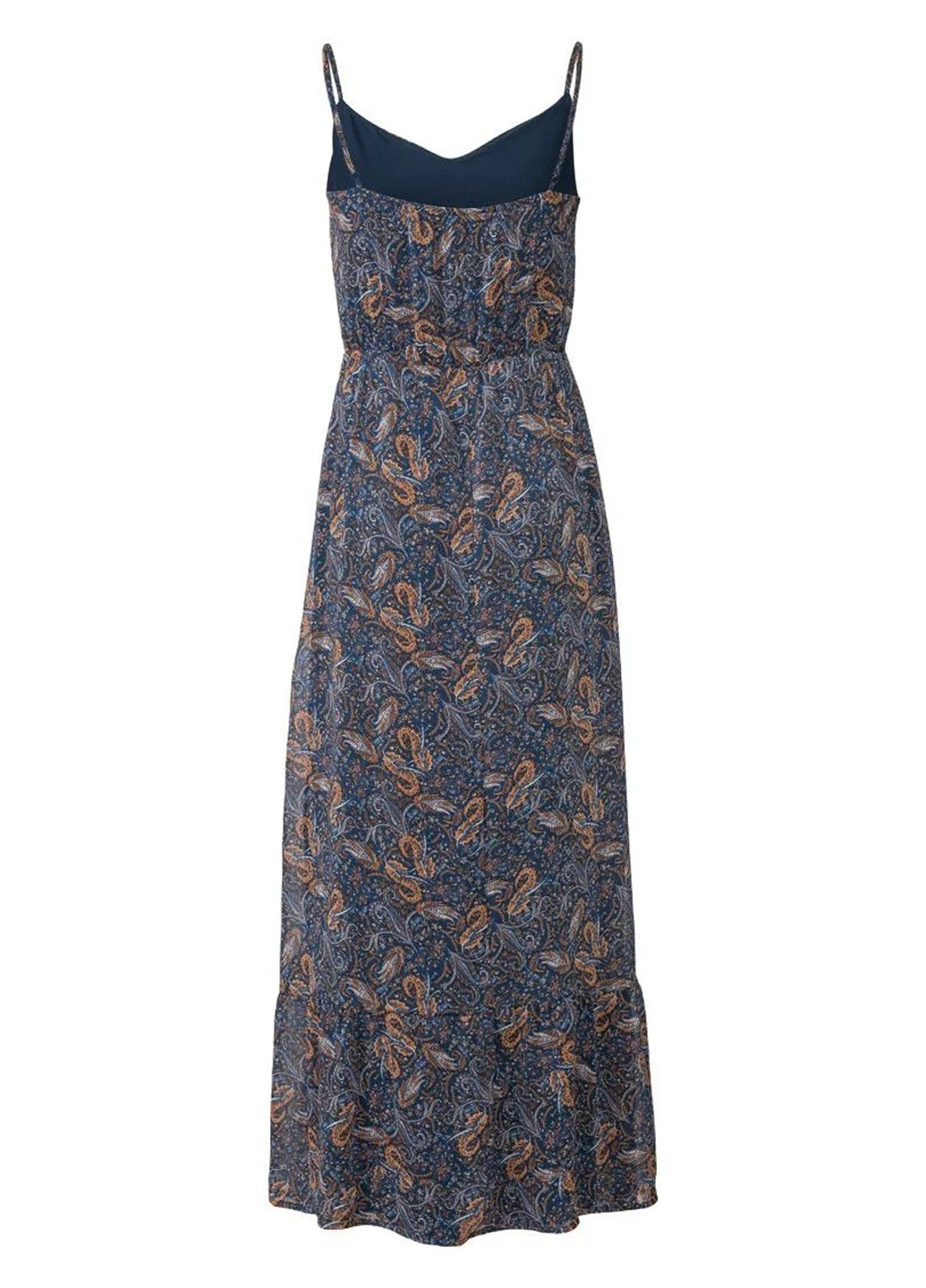 Комбинированное кэжуал платье а-силуэт Esmara с абстрактным узором