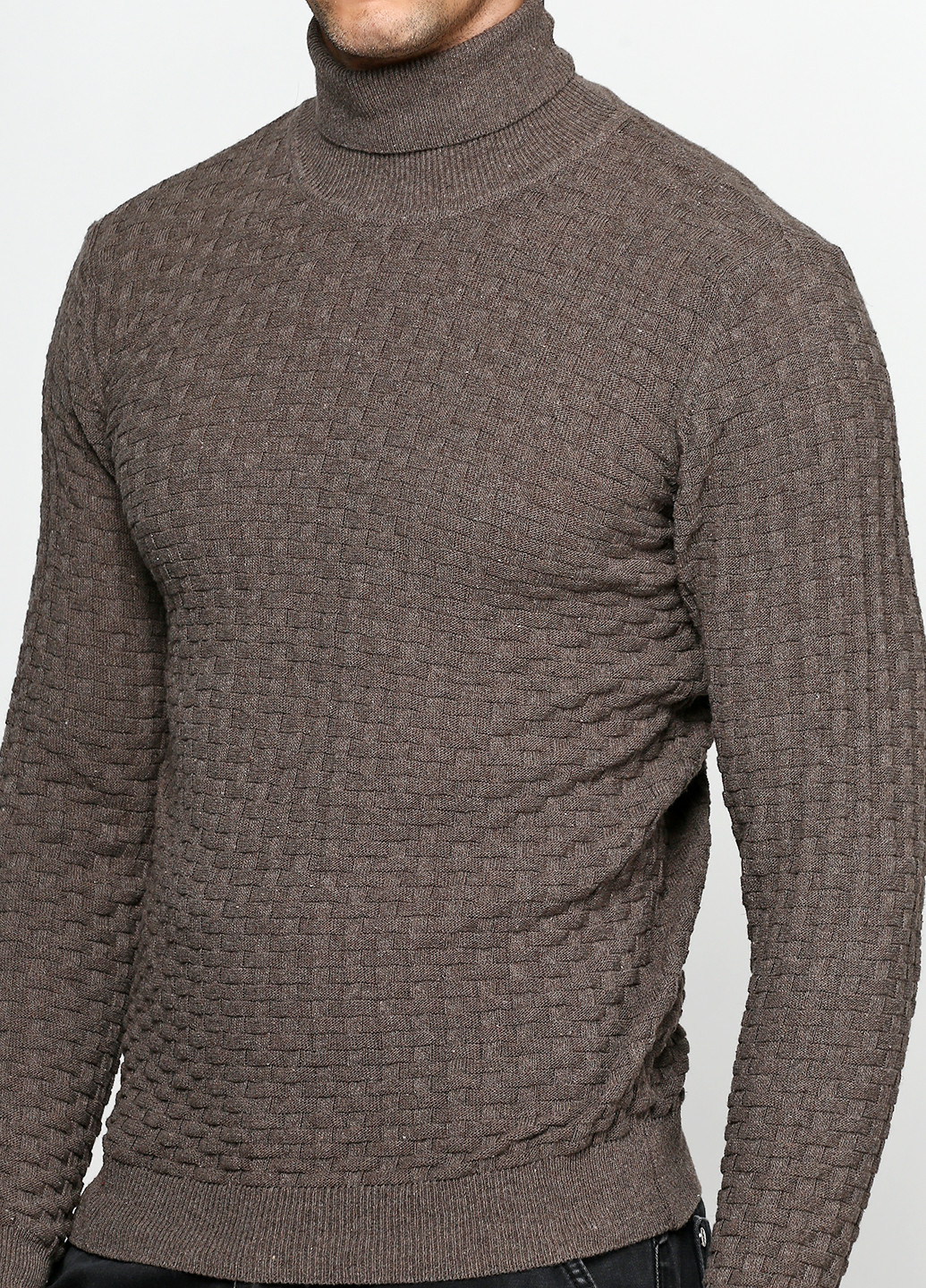 Світло-коричневий демісезонний светр VD One