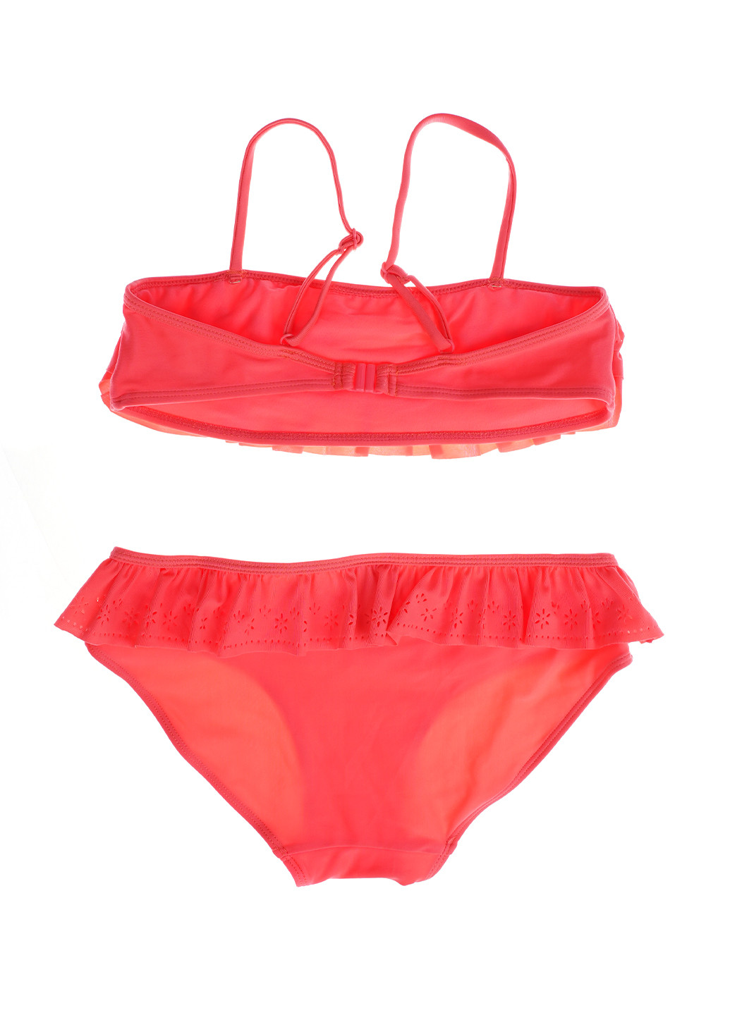 Кислотно-розовый летний купальник (топ, трусы) раздельный, топ H&M