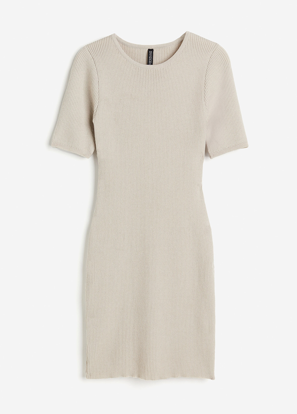 Світло-бежева кежуал сукня силуетна H&M однотонна