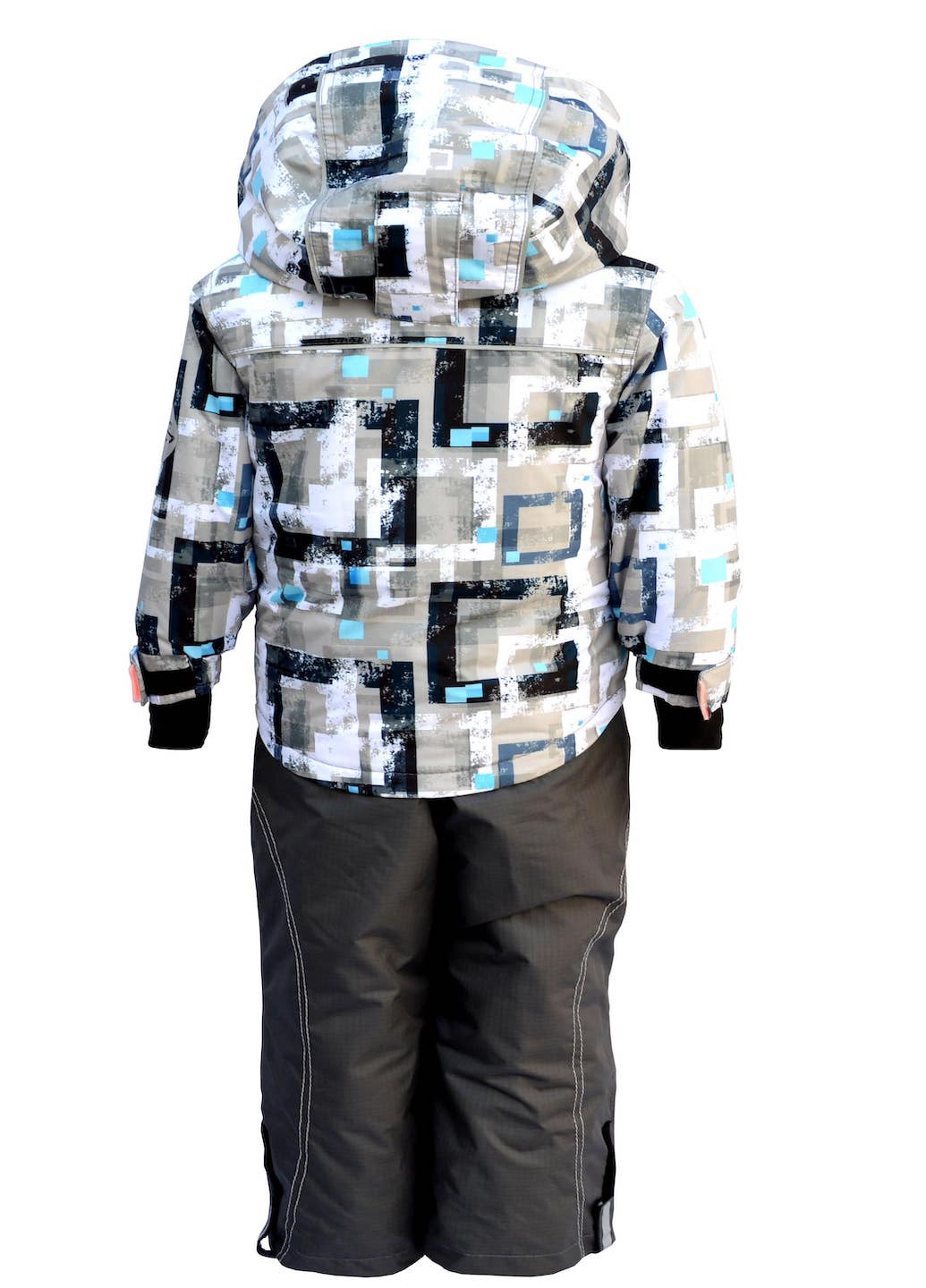 Сірий зимній зимовий костюм (куртка + напівкомбінезон) з мембранної тканини Be easy