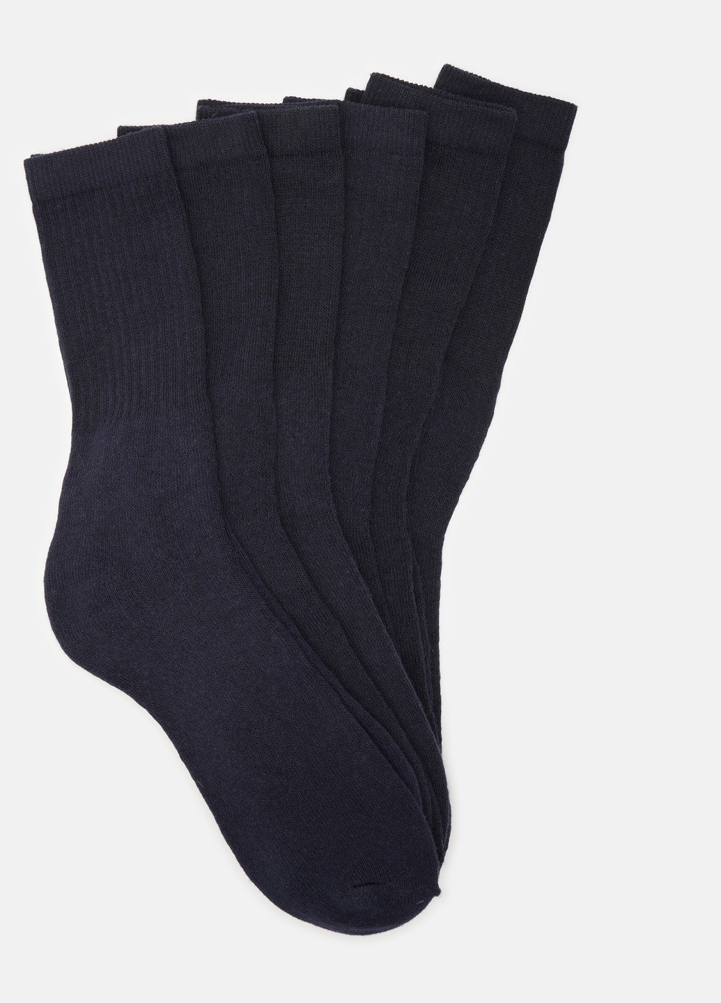 Шкарпетки (6 пар) C&A однотонні темно-сині повсякденні