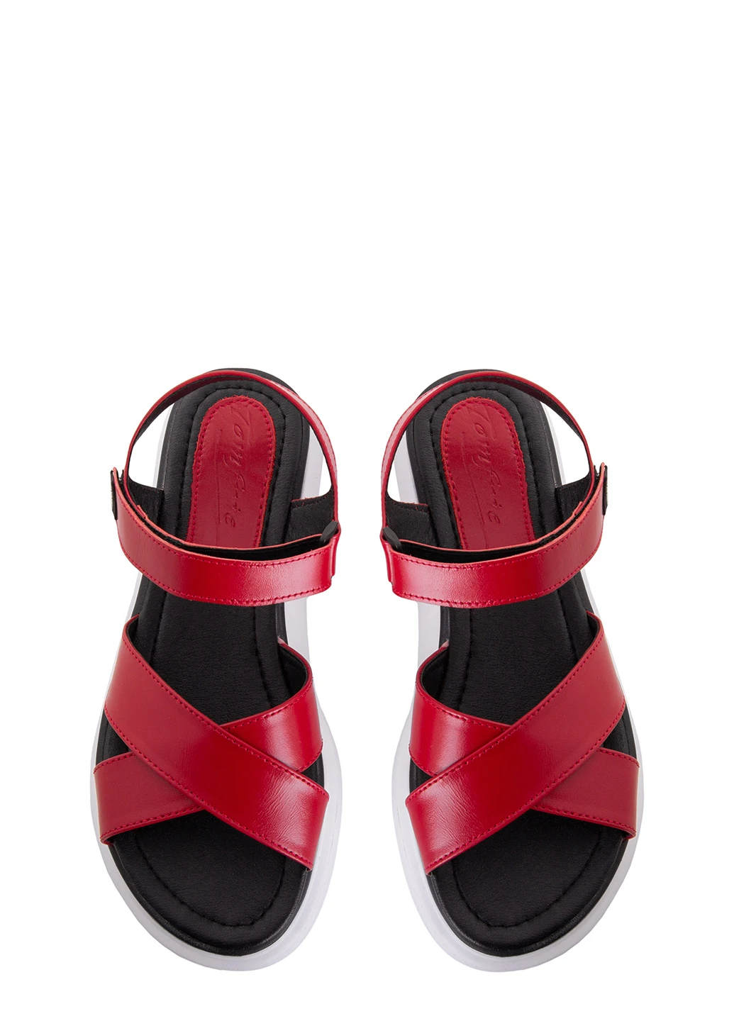 Красные босоножки Footstep