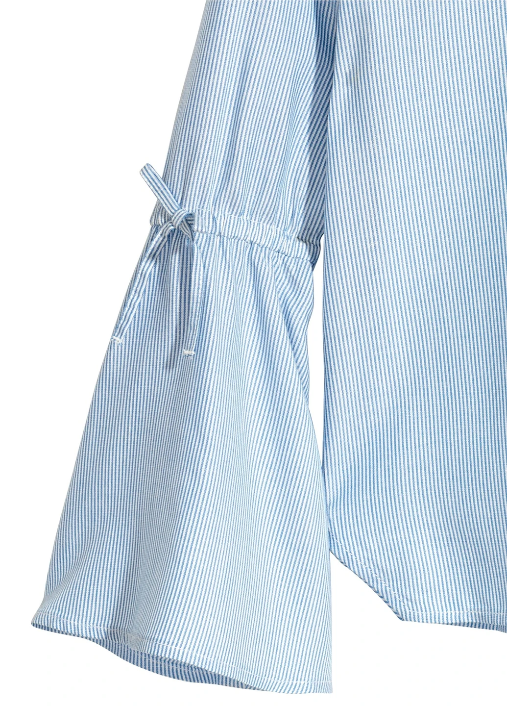 Блуза демісезон,білий-блакитний в смужку, H&M (254698425)
