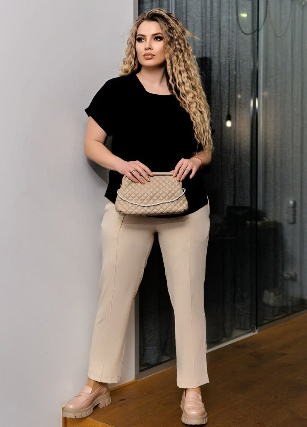 Чёрная блуза Demma