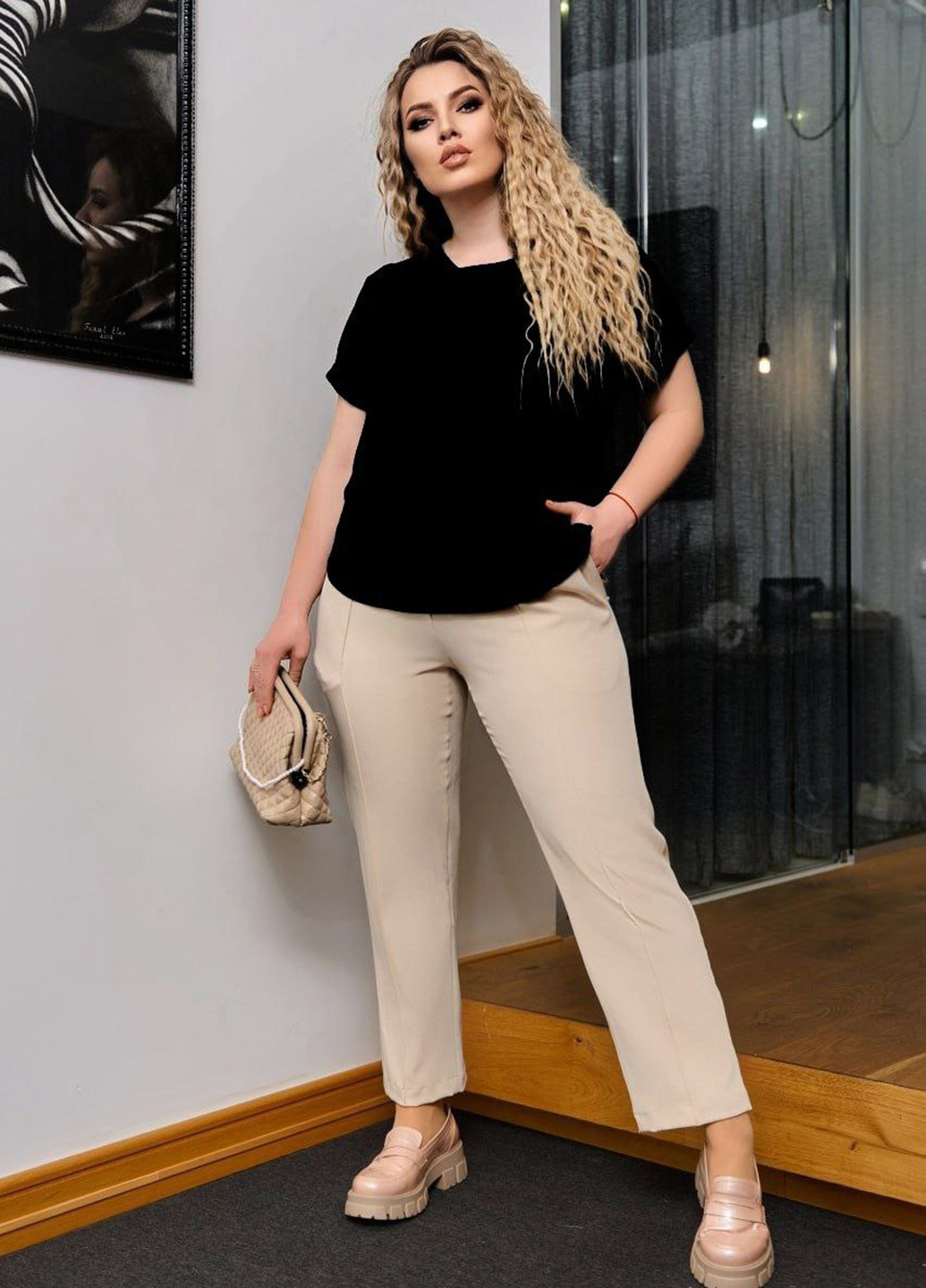 Чёрная блуза Demma