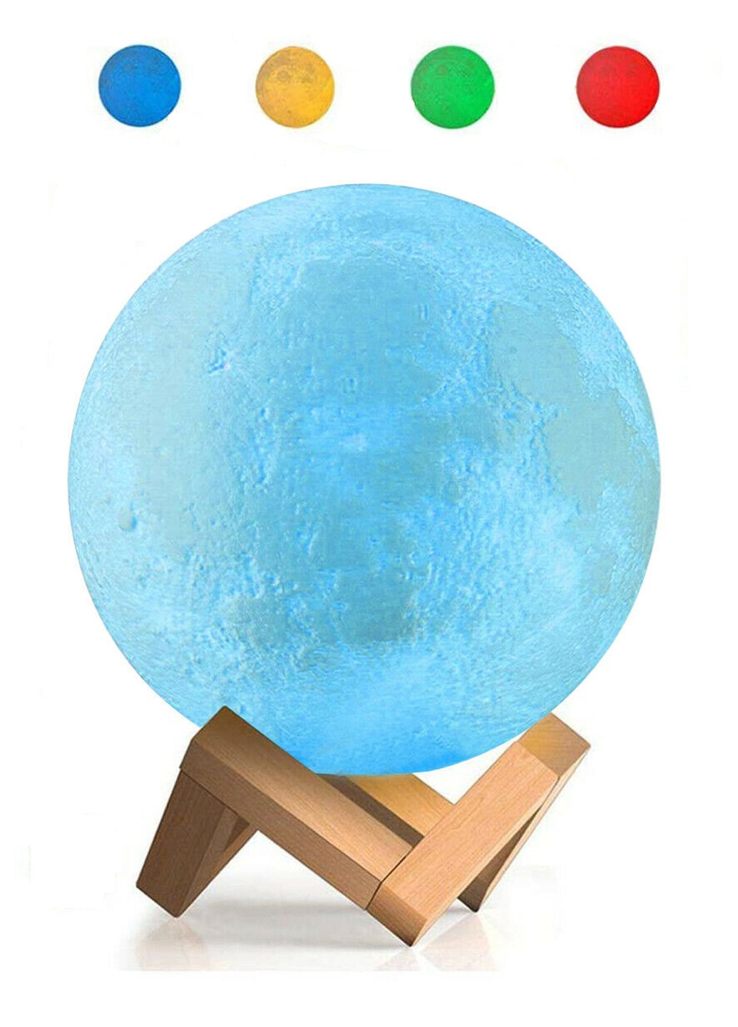 Нічник 3D Місяць на підставці 11см Moon light UFT (246423890)