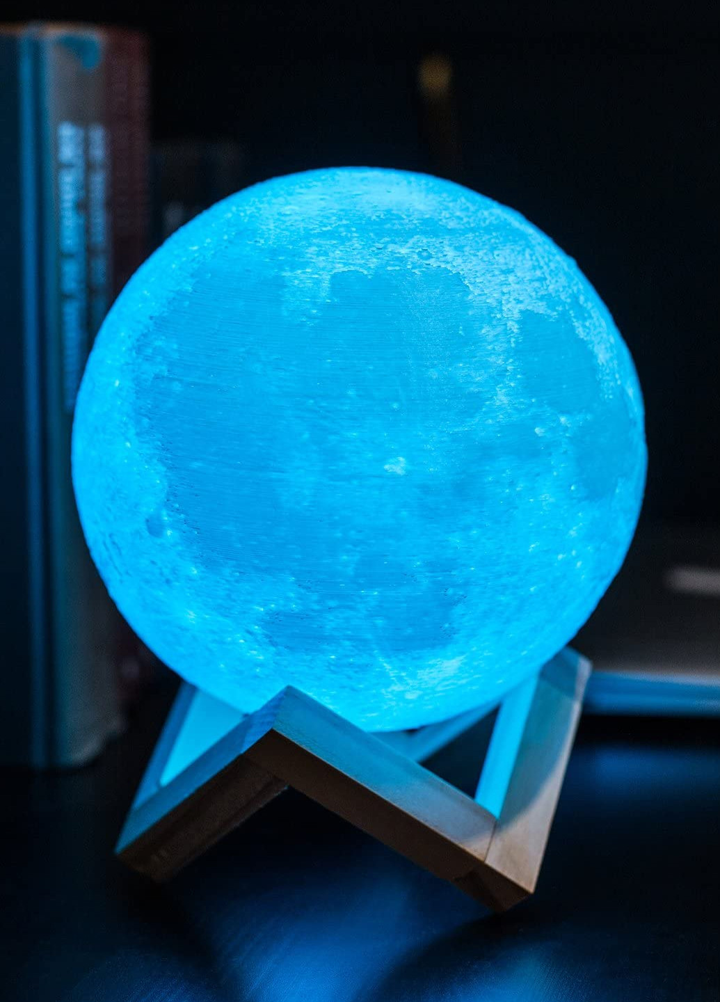 Ночник 3D Луна на подставке 11см Moon light UFT (246423890)