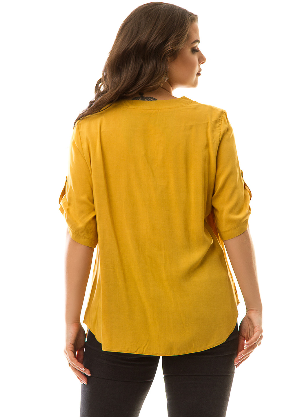 Желтая демисезонная блуза Demma