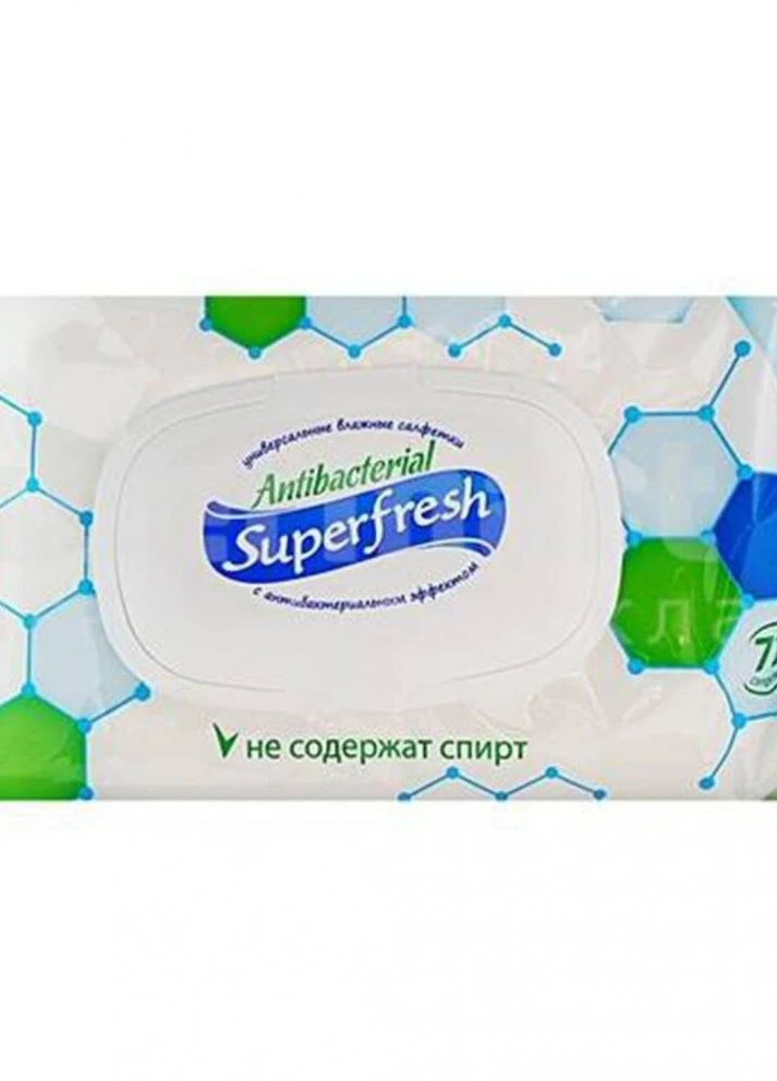 Вологі серветки антибактеріальні Superfresh (213375614)